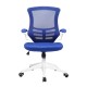 Luna White Mesh Designer Office Chair